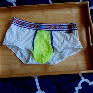 Andrew Christian Trophy Boy Display Boxer Briefs - Size Small